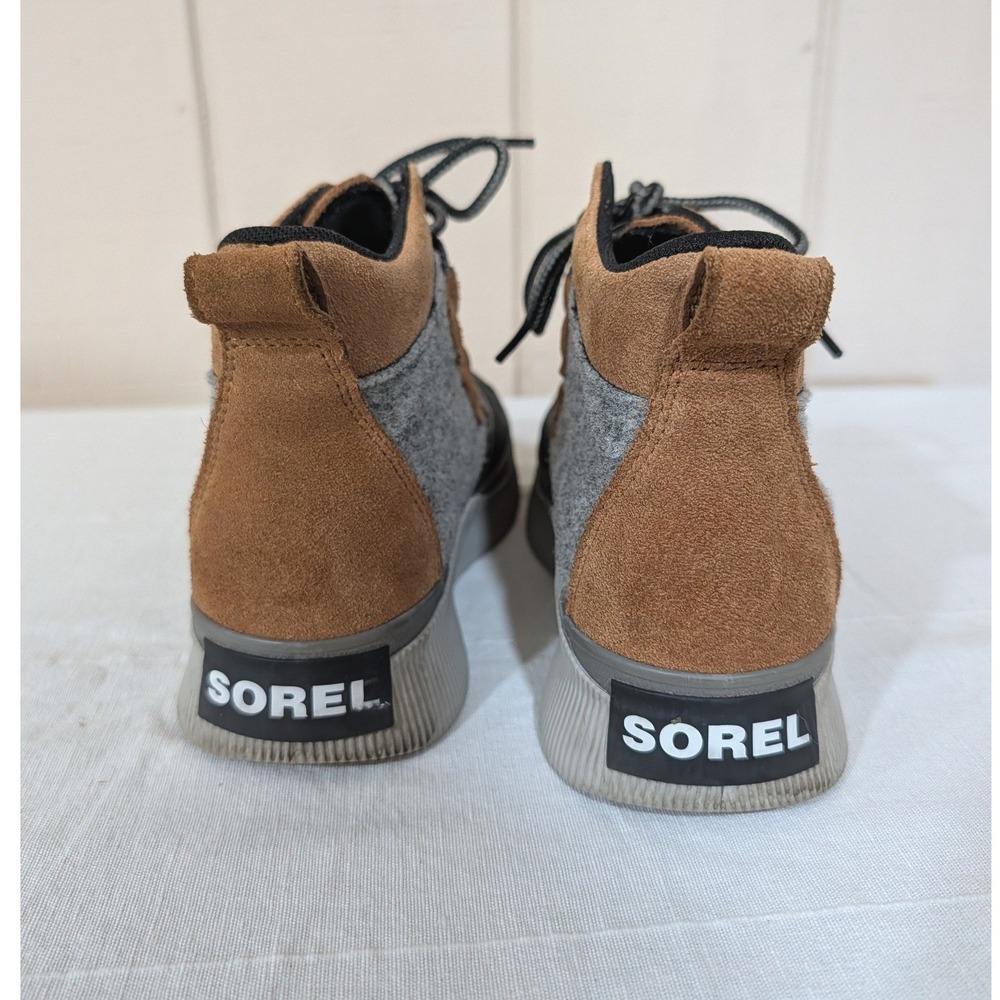 Sorel Out N About III Classic Waterproof Duck Boots Tan Grey Black 2099101244 8 - Picture 11 of 16